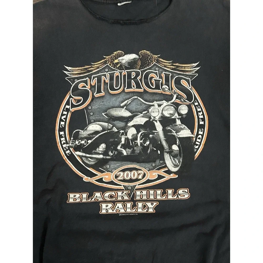 2007 Sturgis Rally Biker Motorcycle Tank‎ Top Sleeveless T Shirt Men's L 577
